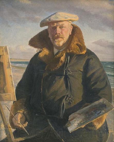 Michael Ancher Self portrait France oil painting art